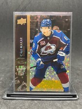 Cale Makar 2021-22 Upper Deck Speckled Rainbow Foil SP Parallel #50  *In Hand*