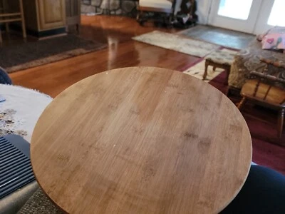 Bandeja giratoria de madera para servir cocina Lazy Susan 13,75" pilares redondos, Walmart Foto 1 de 4