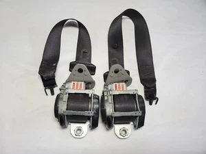 2006 - 2009 Pontiac G6 Drivers & Passengers Front Seat Belts (OEM) Black  - Picture 1 of 12