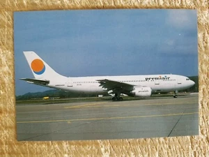 PREMIAIR AIRBUS A300B4-120 A ZURIGO.CARTOLINA AEREA VINTAGE*P44 - Foto 1 di 2