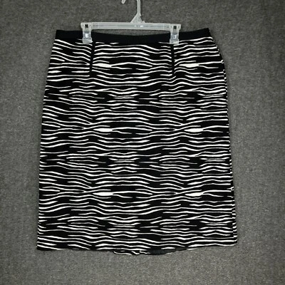 Cato льняной смеси карандаш юбка зебра печать колена длина с подкладкой женщин 18/20 Вт - Изображение 1 из 4