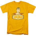 Superman Superman Sign T Shirt Mens Licensed Classic Classic DC Comics Tee Gold