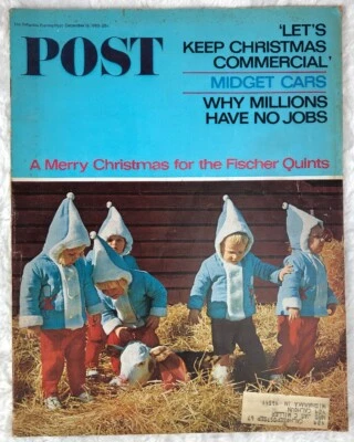 Saturday Evening POST December 18 1965 FISCHER QUINTS MODEL CAR RACING - Image 1 of 4