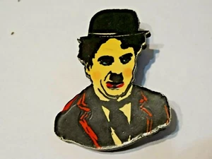 CHARLIE CHAPLIN ~ VINTAGE 1972 CHAPLIN PIN ~ MADE IN W. GERMANY - Picture 1 of 3