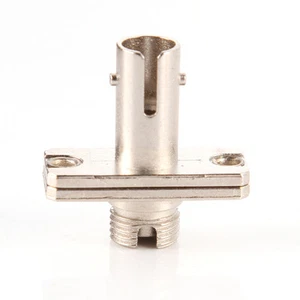 10pc FC-ST Fiber Optic Adapter Connector Optical Coupler Metal Single Multi Mode - Picture 1 of 4