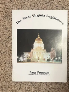 L -  The WEST VIRGINIA WV LEGISLATURE Page Program - 2007 to 2008 - Picture 1 of 1