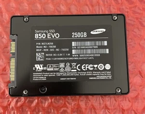 Samsung 850EVO 250GB MZ-75E250 MZ7LN250HAJQ SATA 2.5" Solid State Drive #S-35 - Picture 1 of 3
