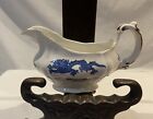 ANTIQUE BOOTHS BLUE DRAGON PATTERN Sauce Boat No A 8029 11 Blue And White China