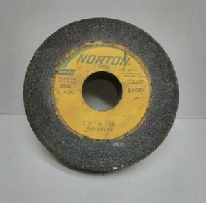 NORTON 7 X 1 X 1.14 175135 K42384 A46-M5VBE - Picture 1 of 3