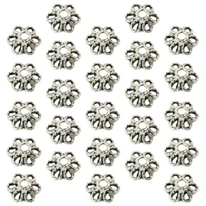 100 Pcs Jewelry Making Flower Hat Pendant Pendants for Jewellery Alloy Charm - Picture 1 of 12