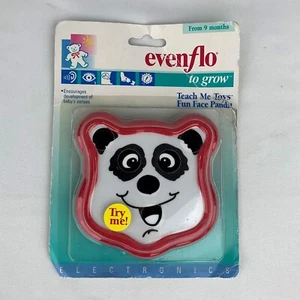 Años 90 De Colección Evenflo Para Crecer CARA DIVERTIDA PANDA Teach Me Juguetes Ojos Electrónicos Nariz - Imagen 1 de 7