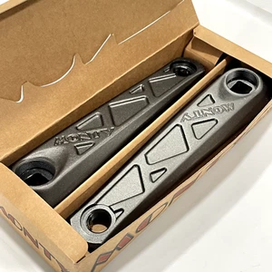 NOS Monty Trial Bike Crank Set Arms Black New BMX 140mm - Picture 1 of 5