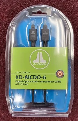 JL Audio XD-AICDO-6 Digital Optical Interconnect 6ft Cable w/Toslink Connectors - Image 1 of 3