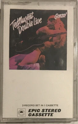 Ted Nugent - Double Live Gonzo! Cassette 1978 Epic – EGT 35069 - Image 1 of 2