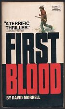 First Blood David Morrell  Vintage Paperback 1973 1st VG