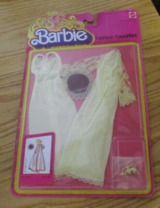 1981 Superstar Barbie Christie PJ Fashion Favorites Mattel #3785 Nightgown NRFC - Picture 1 of 7