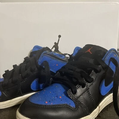 Air Jordan 1 Mid Royal Splatter - Image 1 of 4