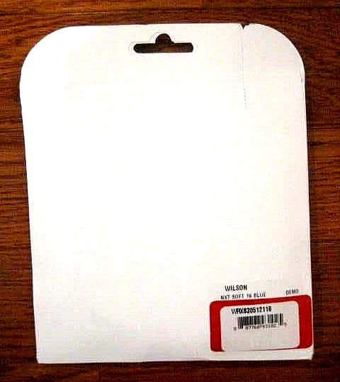 Cuerda de tenis suave Wilson NXT - calibre 16 - azul - juego de demostración Foto 1 de 1