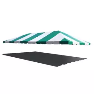 Ricambio telaio West Coast tenda top 20x40 verde PVC tettoia evento festa gazebo - Foto 1 di 3