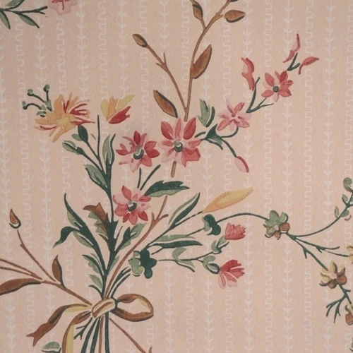 Papel pintado victoriano 12sr rosa floral casa de agua archivo histórico antes de la guerra Foto 1 de 4
