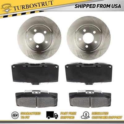 Kit de pastillas de freno rotores de freno delanteros originales para Dodge Stealth 1994-1996 3,0 L Foto 1 de 4