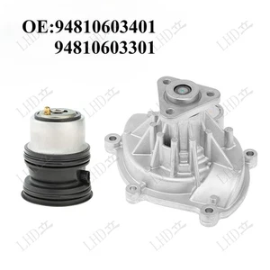 Engine Water Pump And Coolant Thermostat For Porsche Cayenne Macan Panamera/ - Picture 1 of 8