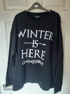 Sudadera Jersey Juego de Tronos 'Winter Is Here' Negra Talla XXL - Imagen 1 de 6