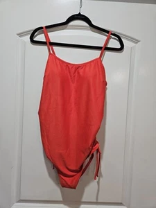 Motherhood Maternity 1 Piece Swim Suit Medium Black Beach Bump - Picture 1 of 6