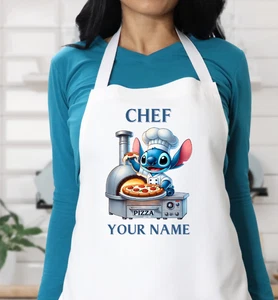 Handmade Kitchen Apron-Kitchen Cotton Towel-Chef-Personalized-Custom-Stitch-Gift - Picture 1 of 12