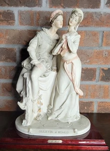 Große Vintage Bruno Merli Capodimonte Skulptur Romeo & Julia signiert - Bild 1 von 24