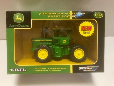 Britains Ertl 1:32 Scale John Deere 7020 4WD Articulated Tractor Die Cast Model - Image 1 of 4