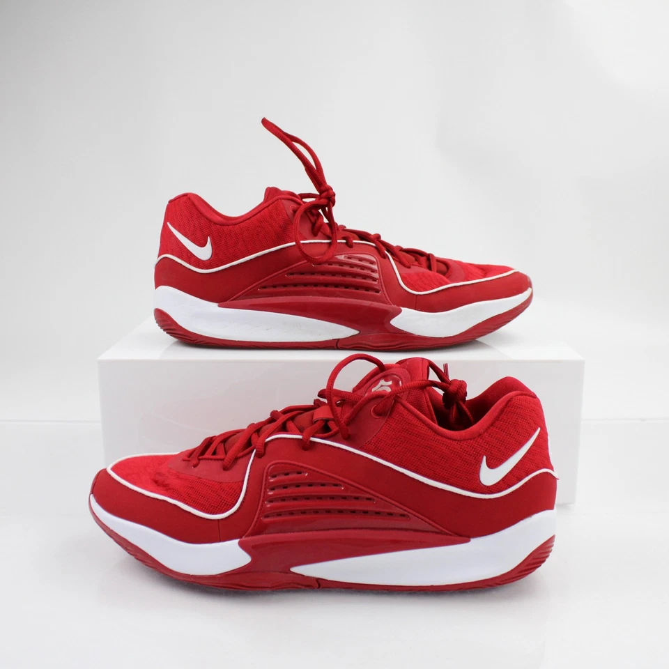 Tênis de basquete masculino Nike KD vermelho usado - Imagem 1 de 1