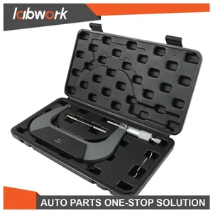 Labwork Precision Outside Micrometer 4-5" 0.0001" High Precision Carbide Tipped - Picture 1 of 10