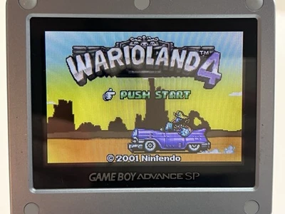 Wario Land 4 Nintendo Game Boy Advance - No Label - Tested - Image 1 of 4