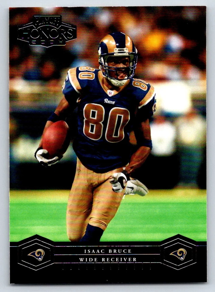 2004 Playoff Honors 86 Isaac Bruce    St. Louis Rams Football Card - Image 1 of 2