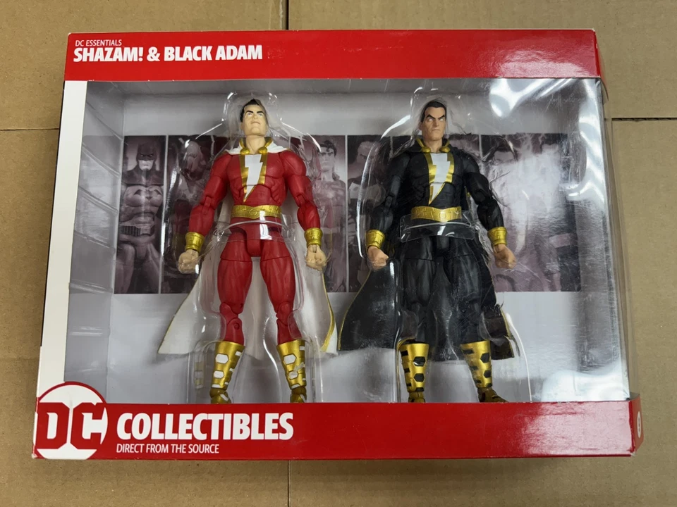 DC Universe Classics Black Adam VS Shazam Mightiest Mortals Action Figures 2010