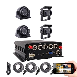 DIY 1080P 4CH GPS WIFI Truck DVR MDVR Video Record Remote View Rear View Camera - Picture 1 of 6