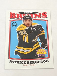 Patrice Bergeron 2016-17 O-Pee-Chee Retro Parallel Card #223 Boston Bruins