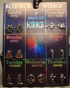 7 Days Of Science Vibes Ohrringe Hot Topic - Bild 1 von 3