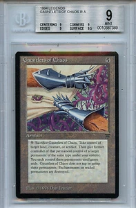 MTG Legends Gauntlets of Chaos BGS 9.0 Mint card 7389 Amricons - Picture 1 of 2