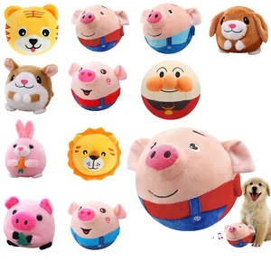 Jumping Joggle Up Ball Bouncing Music Vibrating Gleams Pet Dog Toy Interact Toy - Picture 1 of 38