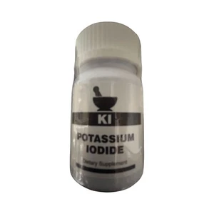 KI Potassium + Iodide Tablets 65 MG 60 Tablets/Pack Survival Kit Fallout - Picture 1 of 3