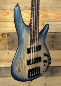 Ibanez SR605E 5-String Bass Cosmic Blue Starburst Flat - Picture 1 of 8