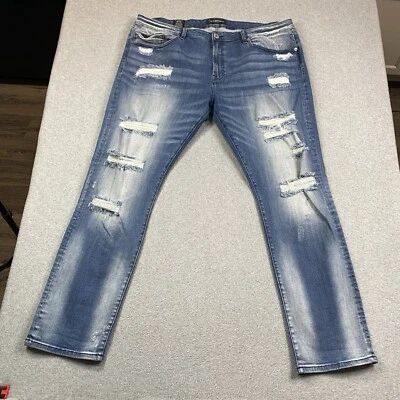 Pantalones de mezclilla ajustados Cult Of Individuality para hombre 42x33 Heritage ropa de calle Foto 1 de 4