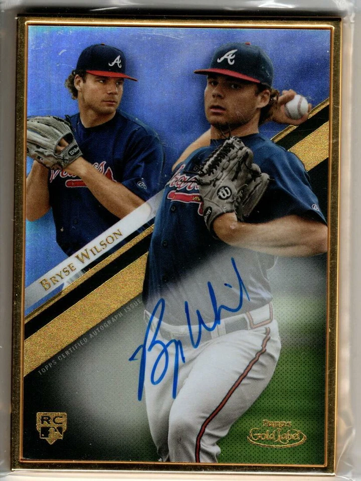 2019 Topps Gold Label Framed Autographs #GLABW Bryse Wilson (ref 155438) - Image 1 of 1