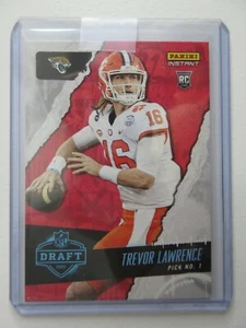 2021 Panini Instant NFL Draft Night Trevor Lawrence Rookie RC SP Prizm 1/12795 - Picture 1 of 3
