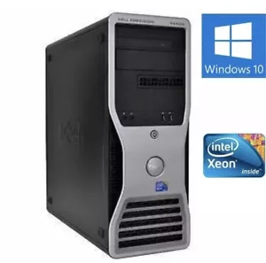 Dell Precision T5500 Win10 Workstation, 2x Xeon E5540 2.53GHz, 8 Core, 16GB, 1TB - Picture 1 of 5