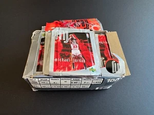 1998 Upper Deck Jordan Sticker Basketball Wax Pack - 1 Card Per Pack, Sealed - Picture 1 of 3