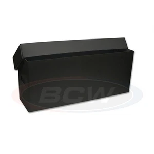 3 x PLASTIC comic storage boxs.BLACK finish. - Picture 1 of 3