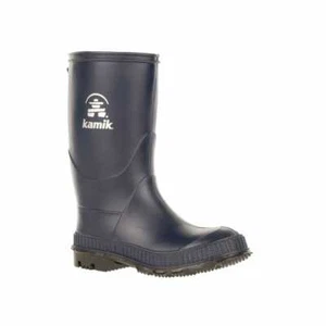 Kamik Classic Stomp Navy Rubber Rain Boots for Kids for Everyday Use - Picture 1 of 4